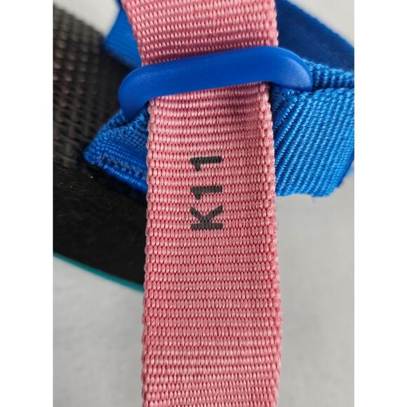 TEVA UNISEX-CHILD ORIGINAL UNIVERSAL STRAP SANDAL MULTI COLOR BLOCK KIDS SIZE 11 - Picture 9 of 9